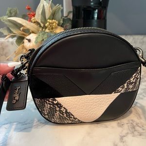 Coach 1941 Canteen Crossbody with Patchwork and Snakeskin Detail